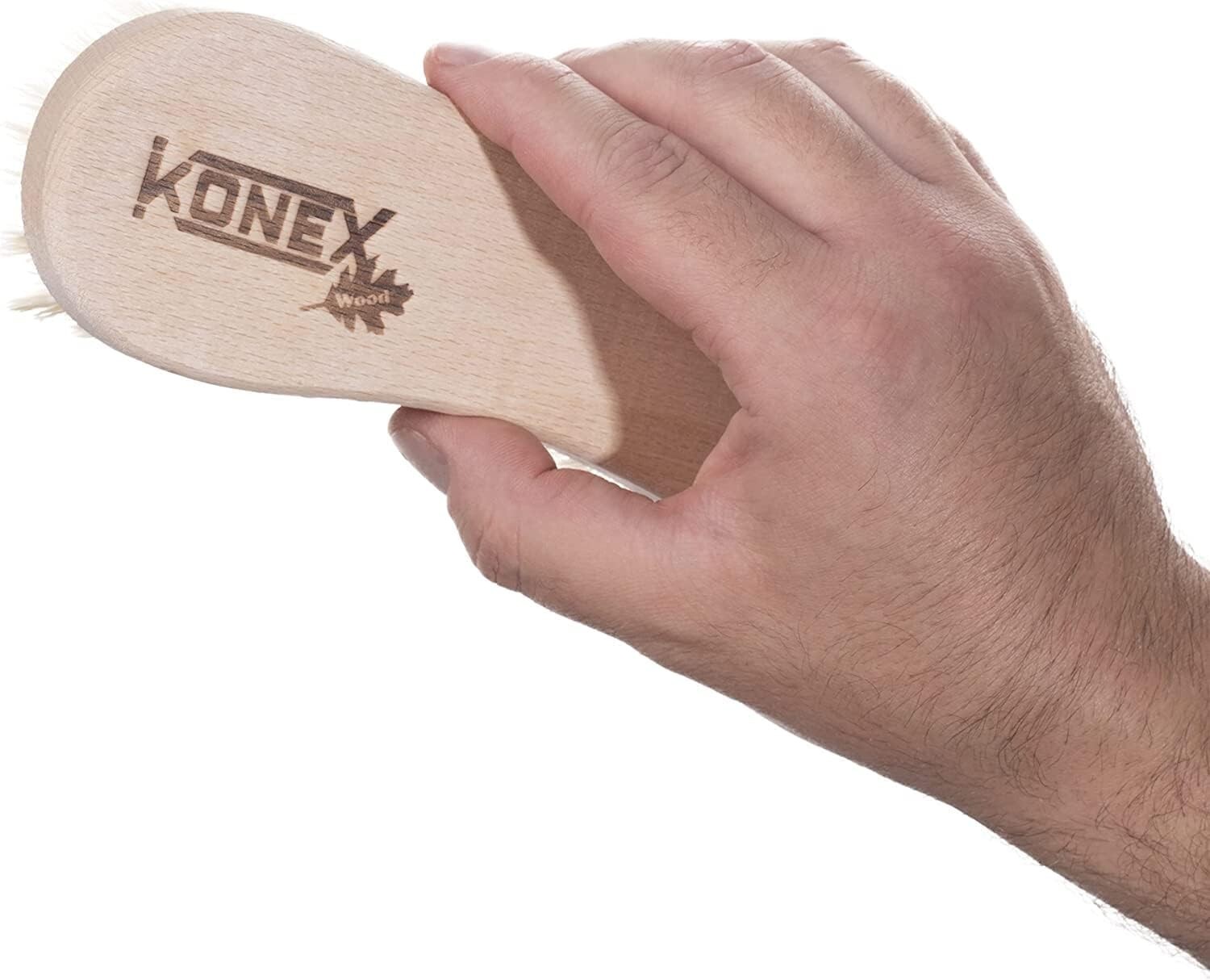 Konex Stiff Bristles Utility Cleaning Brush (2 Pack)