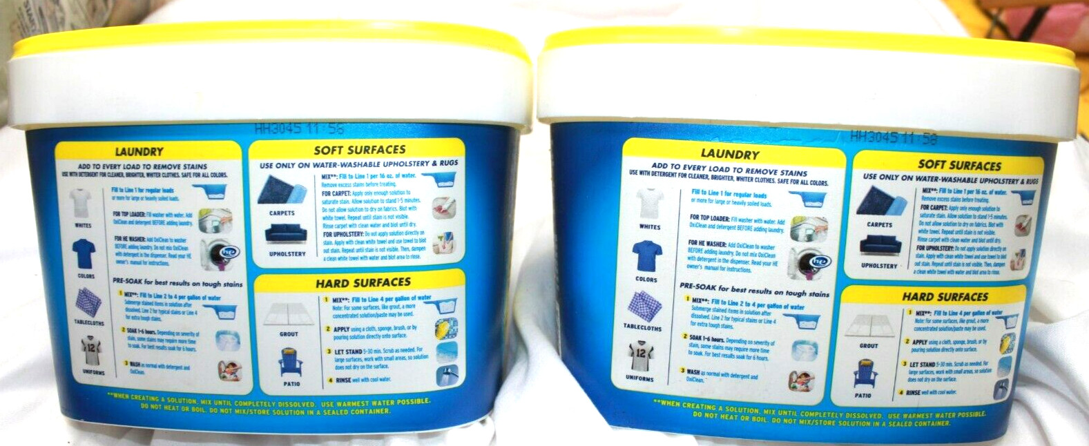 New Oxi Clean Versatile Stain Remover Powder, 6 Lb – 2x 3lb container Lot