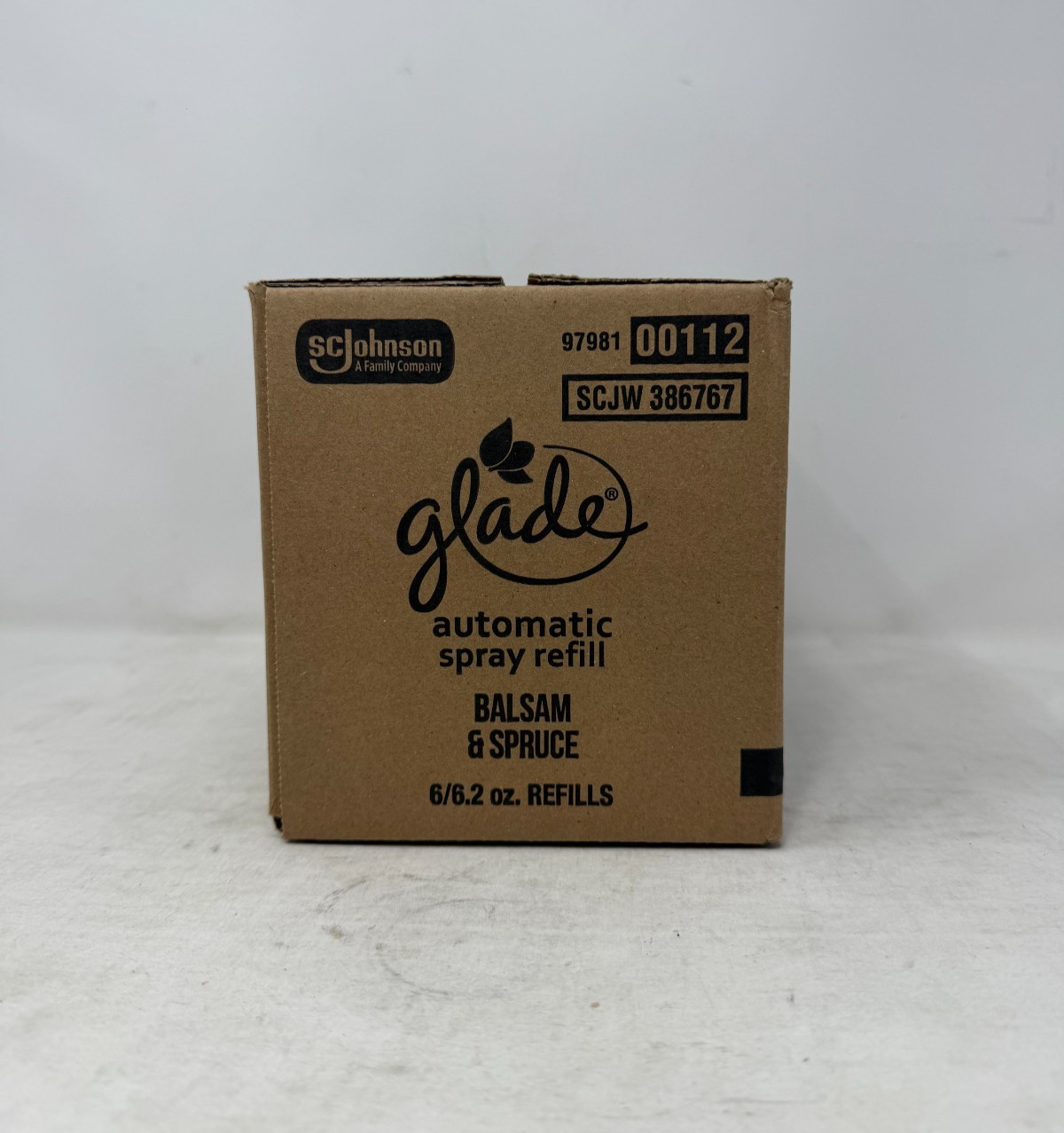 6 Pack – Glade Automatic Spray Air Freshener Refills, Balsam & Spruce, 6.2oz