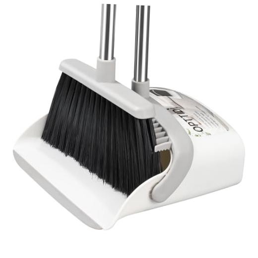 White & Gray Hand Broom with Dustpan Combo Set – Hand Broom & Dustpan Set
