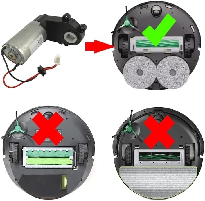OEM Roller Brush Motor for iRobot Roomba Plus 405 4020 504 505 RCF-Y1 Vac Combo