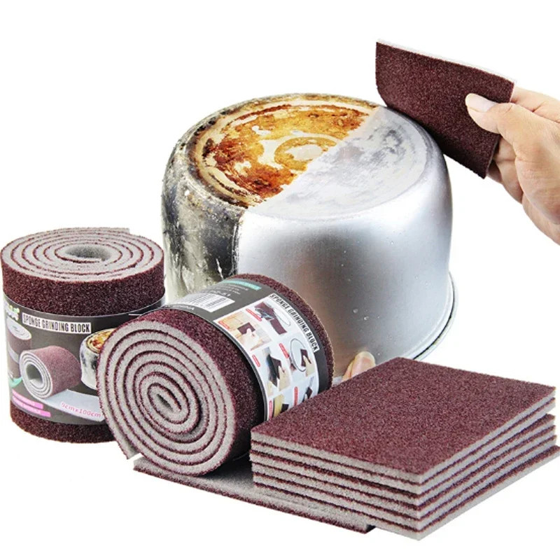 Melamine Sponge Scouring Pad Sandpaper for Kitchen Gadgets Kitchenware Home Deco
