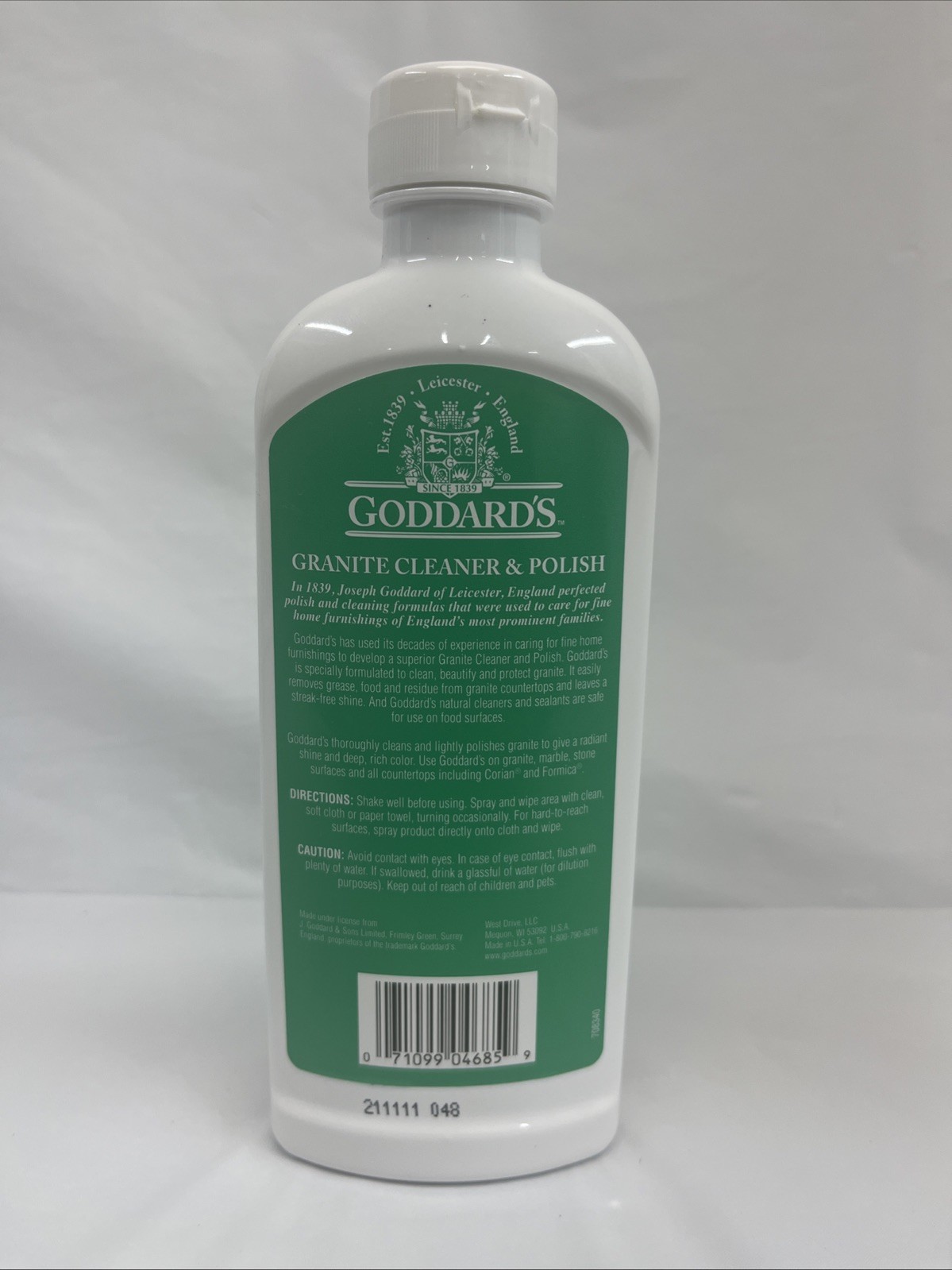 Goddard’s Marble & Granite Polish Carnauba Wax Countertop Cleaner (8oz) Scratche