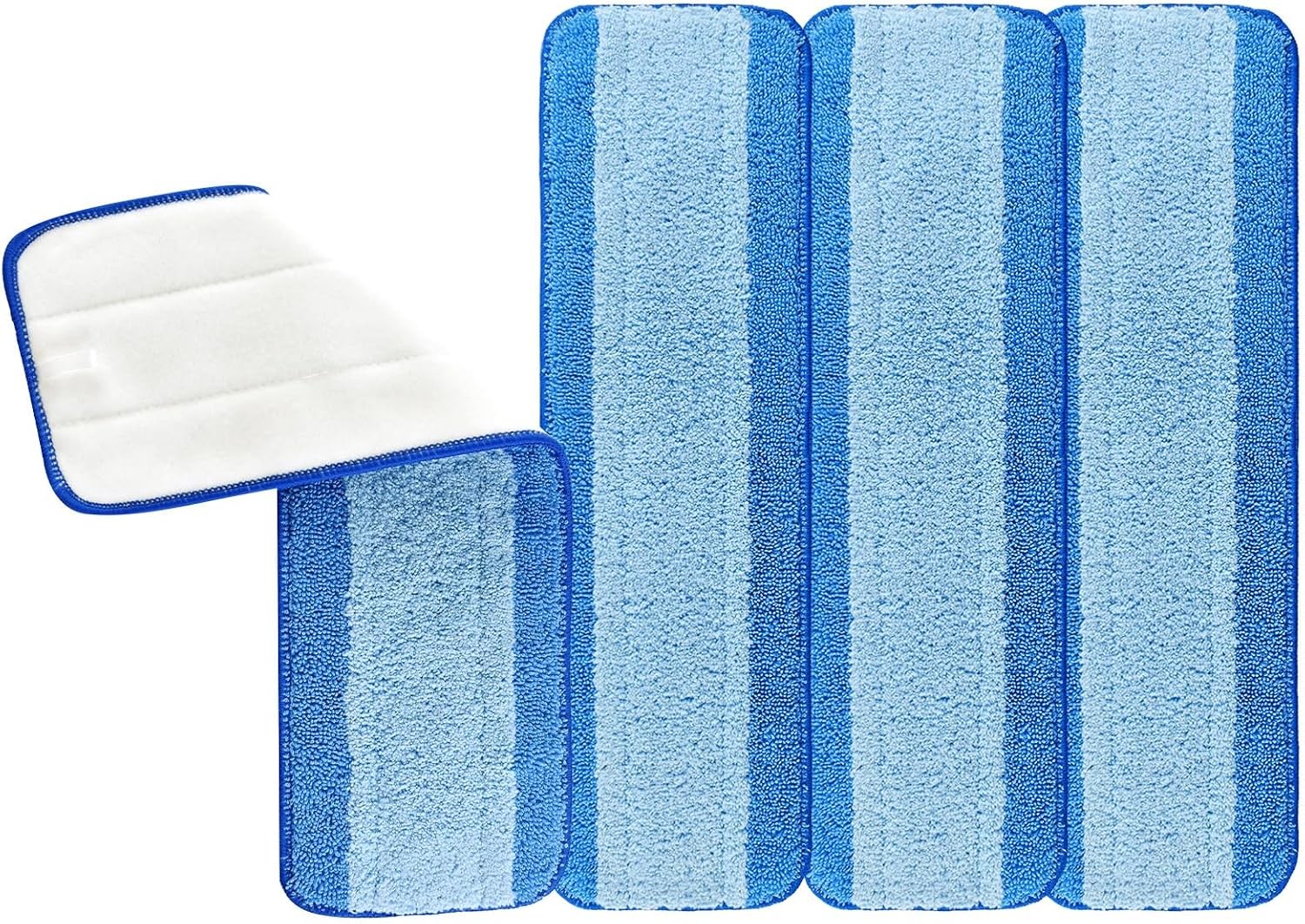 4 Pack Mop Replacement Pads Compatible with Bona Mop,Microfiber Cleaning Pad for