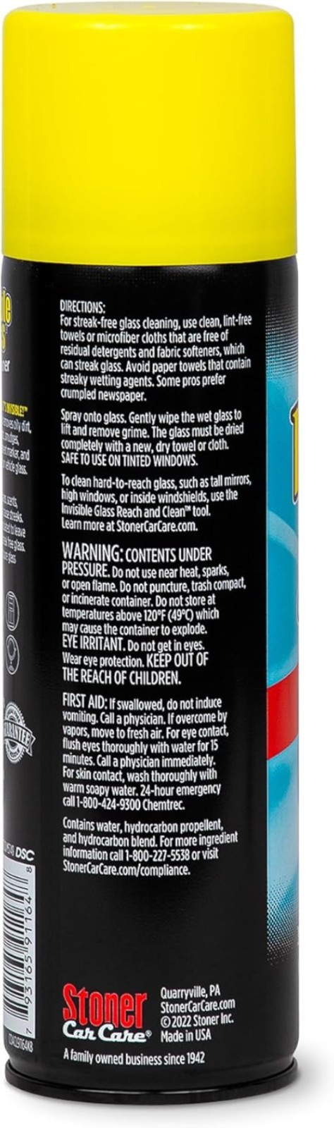 Fast-Acting 19oz Window Cleaner Spray – Streak-Free & Residue Free (Pack of 2)