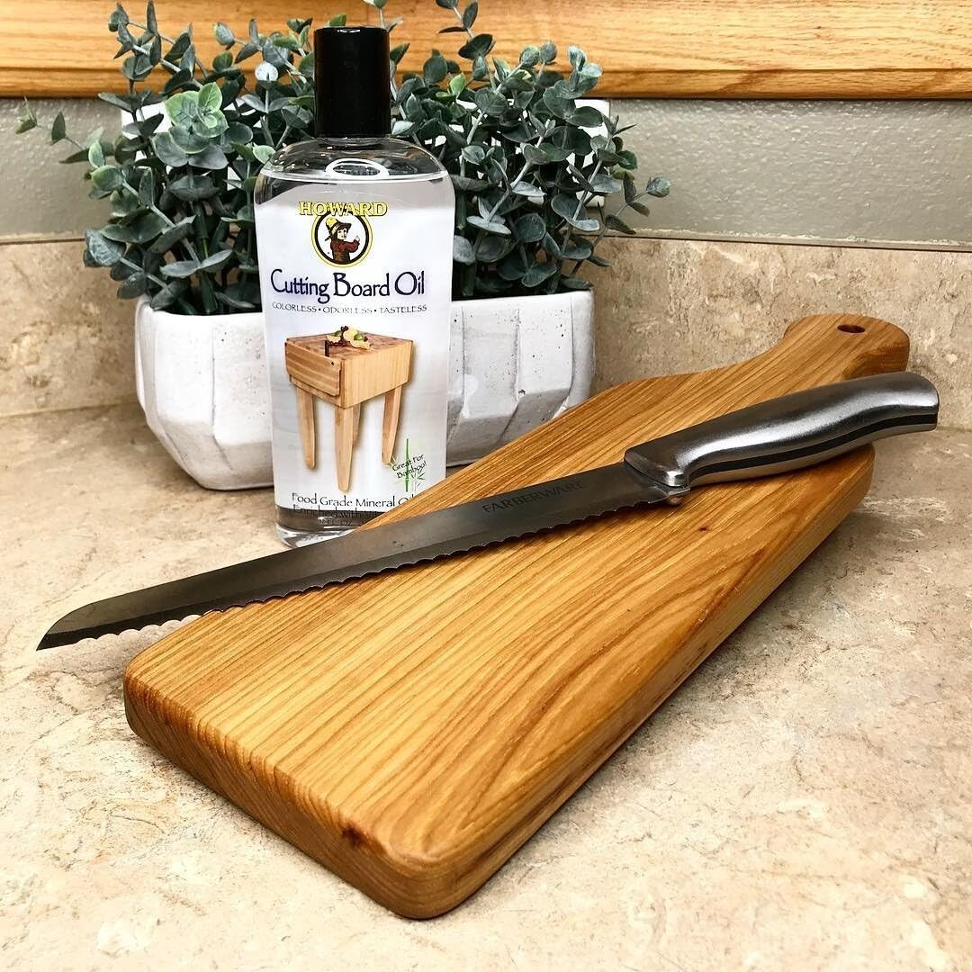 Howard BBB012 Butcher Block and Cutting Board Food Grade Safe Mineral Oil 12 oz