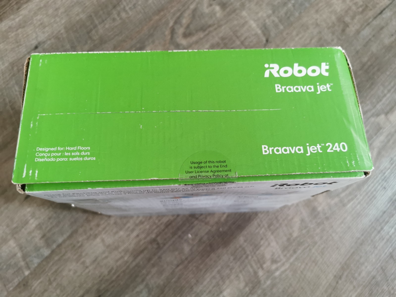 iRobot Braava Jet 240 Mopping Robot | Open Box Unused | Includes 6 Pads Charger