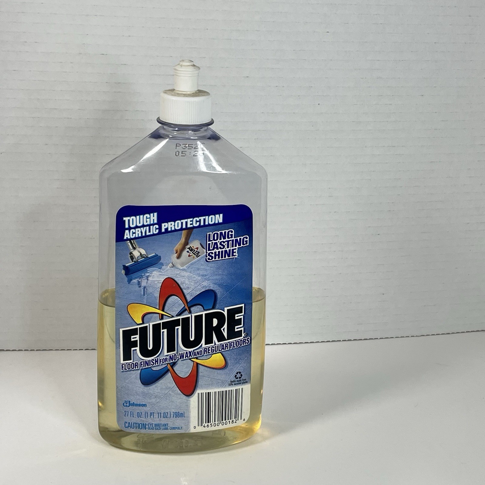 Vintage Future No Wax Floor Cleaner SC Johnson Wax 27 Fl Oz 60% full 1990s 1998