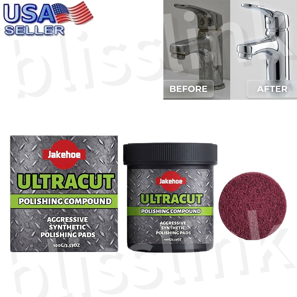1-3x Ultracut Polishing Compound,Surface Restoration Polish With Pad 100G~USA