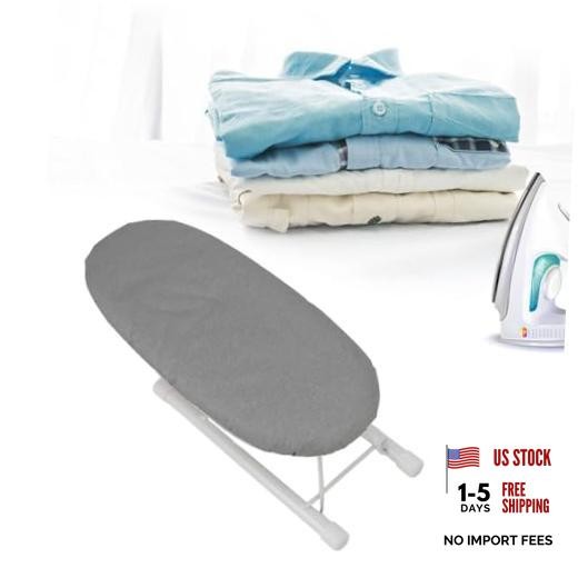 Foldable Mini Ironing Board, Portable Tabletop Ironing Stand for Sleeves Gray