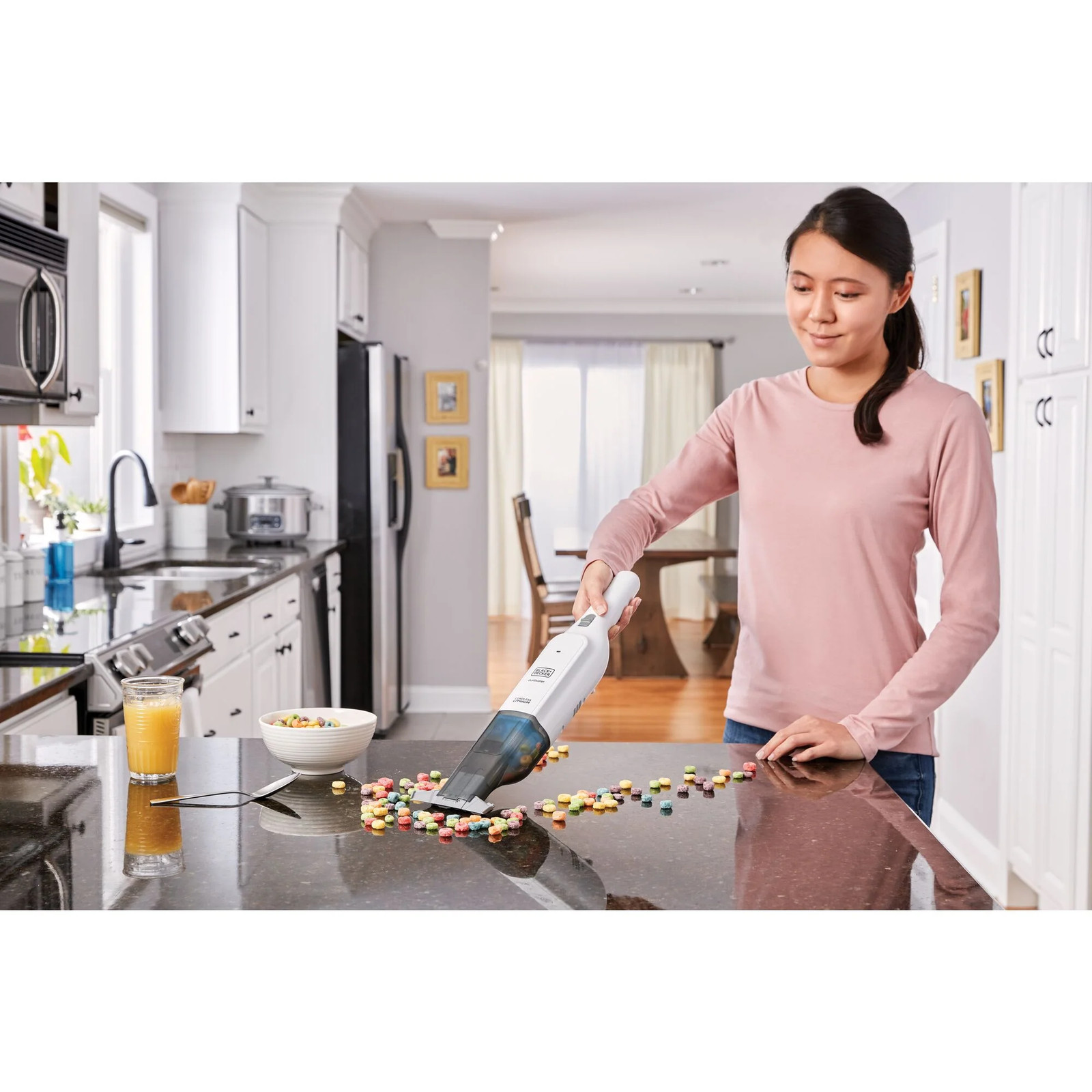 BLACK+DECKER dustbuster® AdvancedClean+™ Slim Cordless Hand Vacuum- HLVC315J10