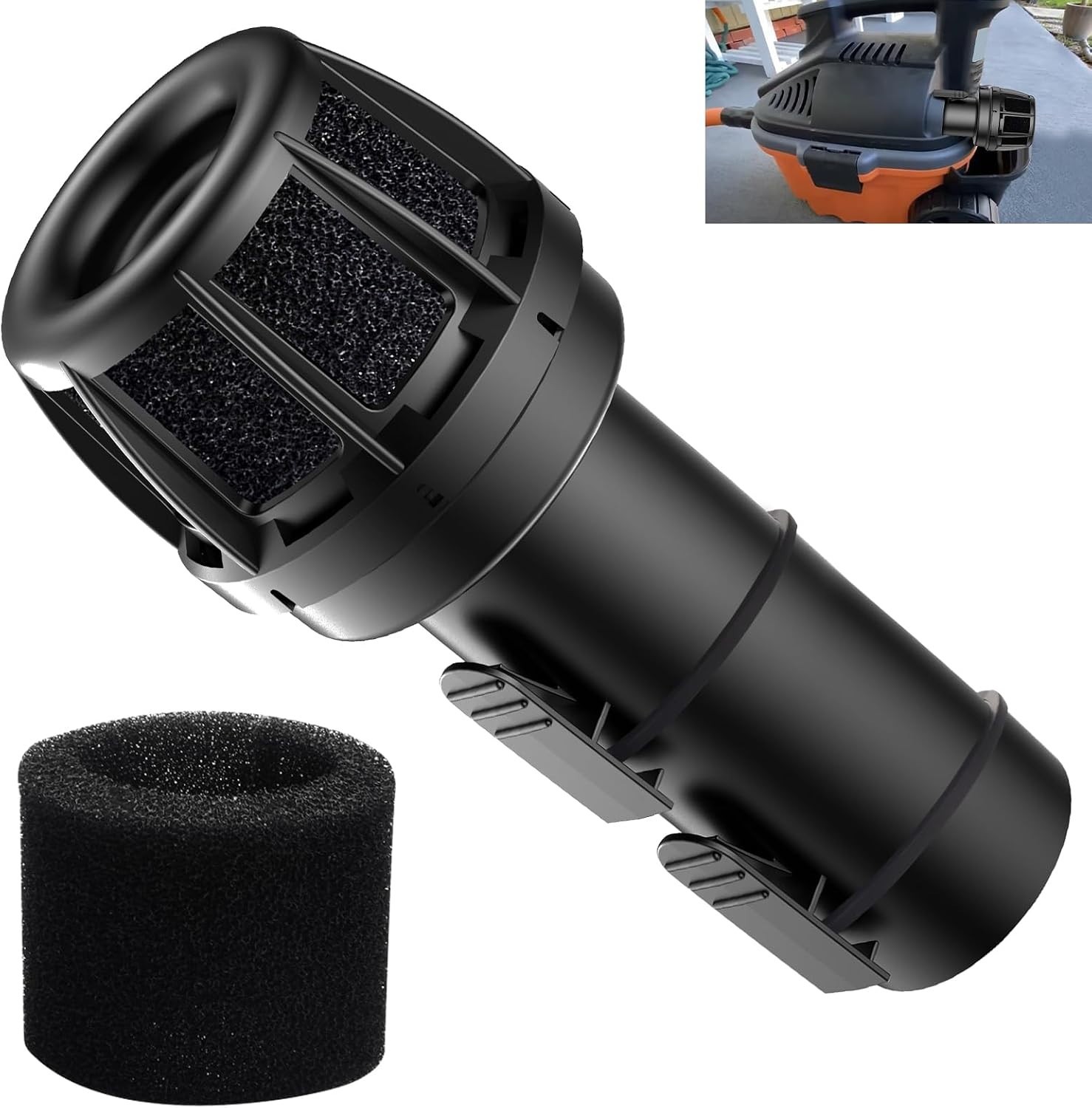 VT2525 WS25025A 2.5″ Muffler/Diffuser Accessory for Ridgid Wet/Dry Vacuums | …