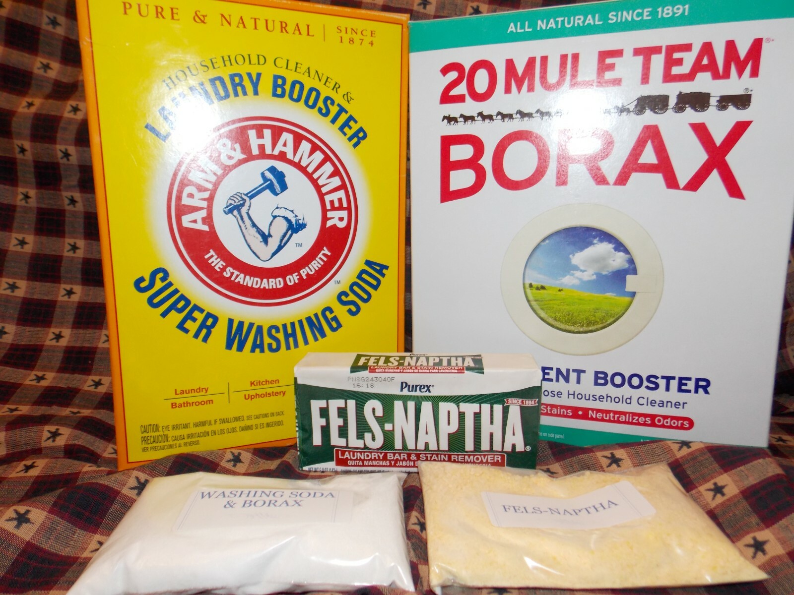 10 GALLON HOMEMADE LAUNDRY DETERGENT SOAP KIT ( 1 Gallon Recipe Included )
