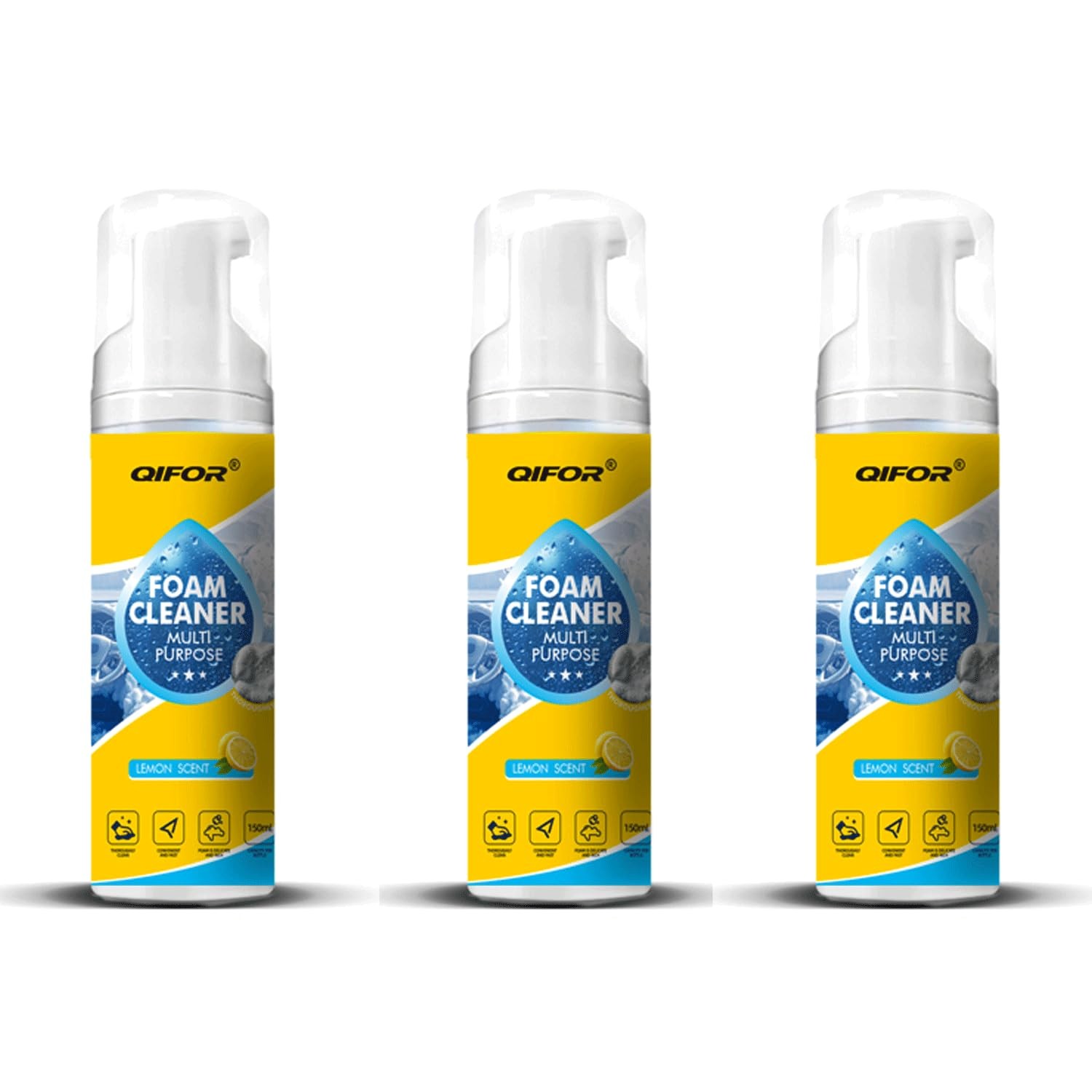 QIFOR Interior Cleaner & Protectant, Effective Car Interior Cleaner Leather C…