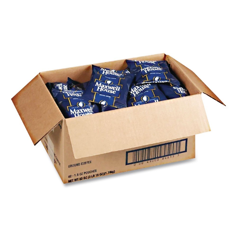 Maxwell House 866350 1.1 oz. Pack Regular Ground Coffee (42/Carton) New