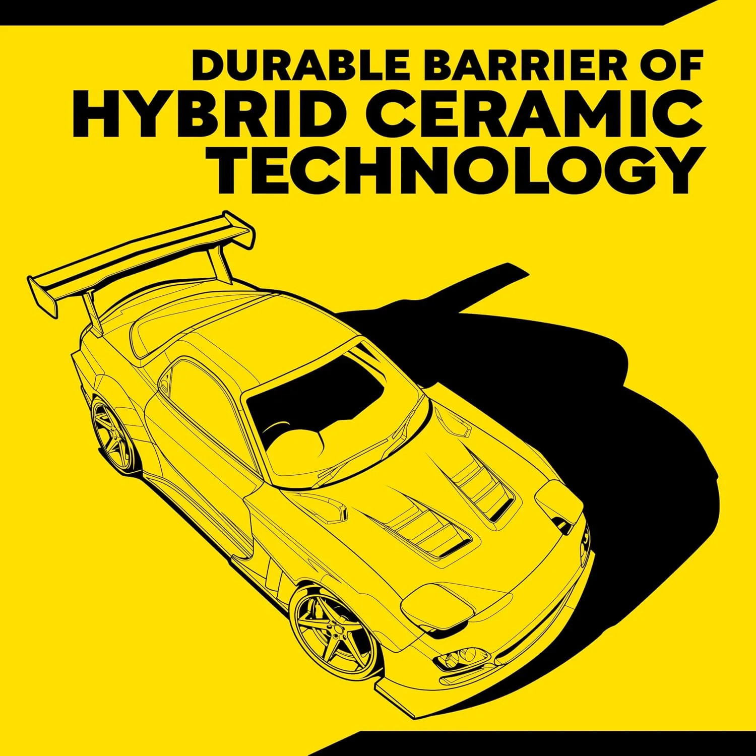 Hybrid Ceramic Wax Spray 26 Oz Advanced SiO2 Protective Car Detailing Sealant
