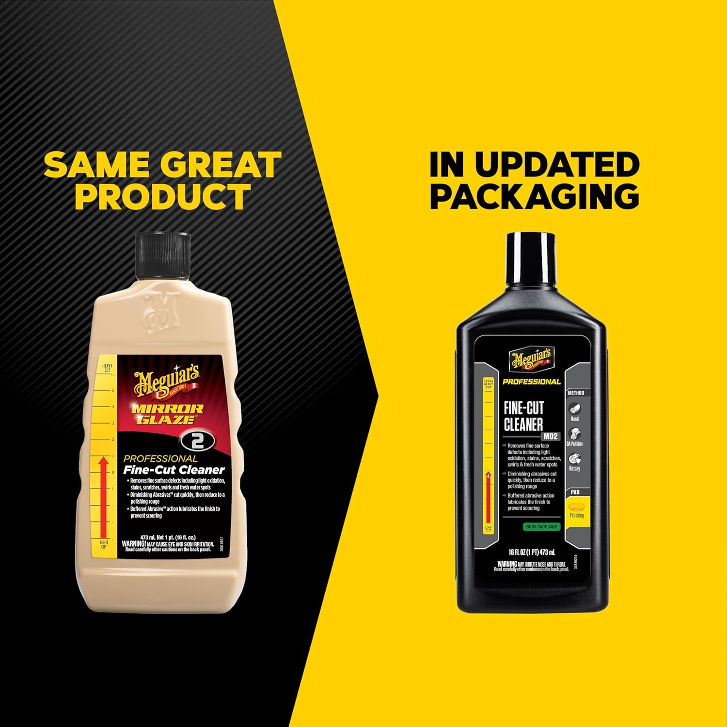 Meguiar’S M0216 Mirror Glaze Fine-Cut Cleaner, Versatile, Swirl-Free Auto Scratc