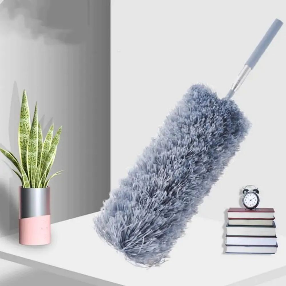 Flat Gap Duster Extendable Telescopic Dust Brush Under Appliance Cleaning Tool