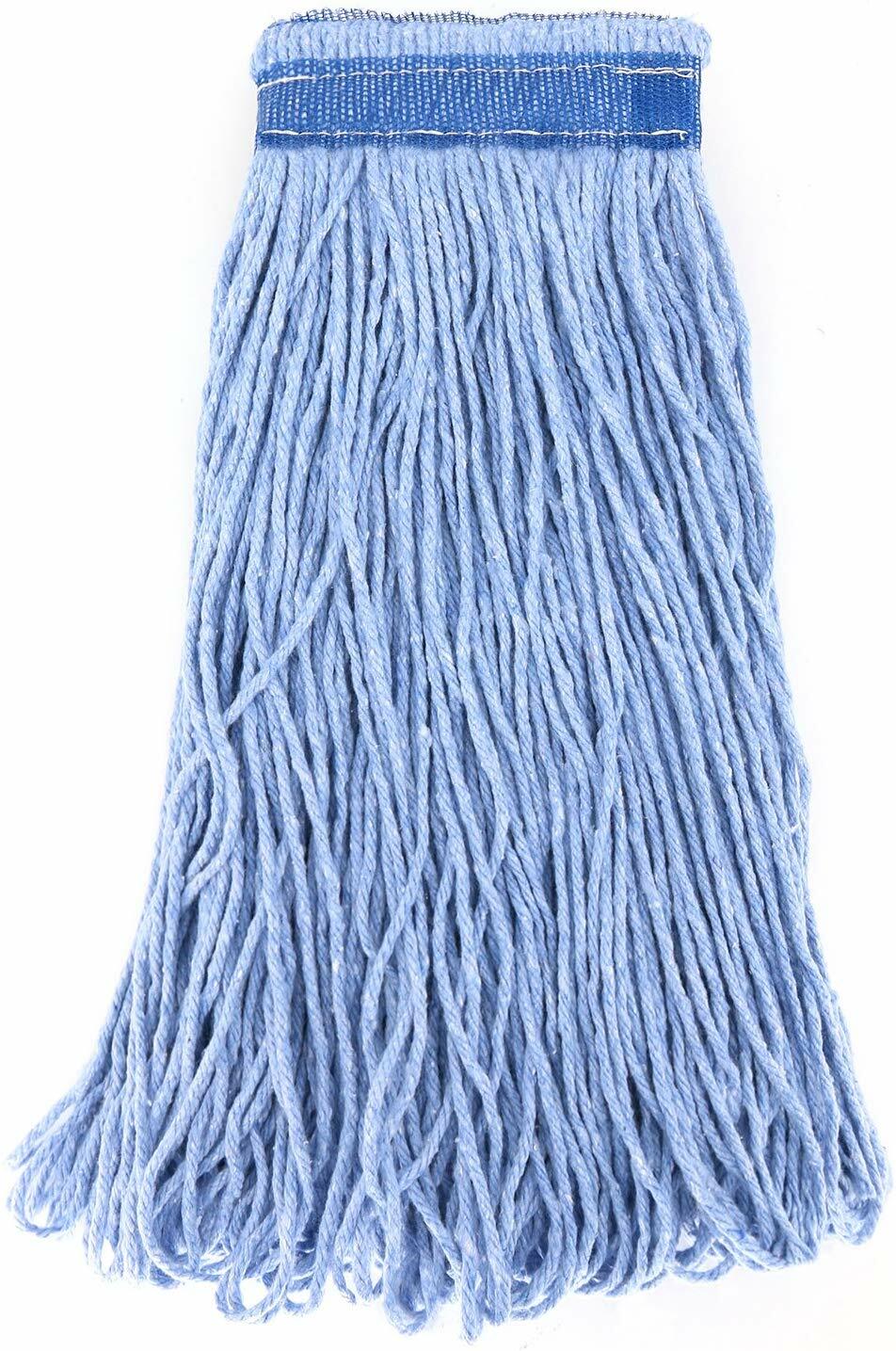 24 oz Cotton Heavy Duty Loop-End String Swinger Mop Head Replacement Easy Wring