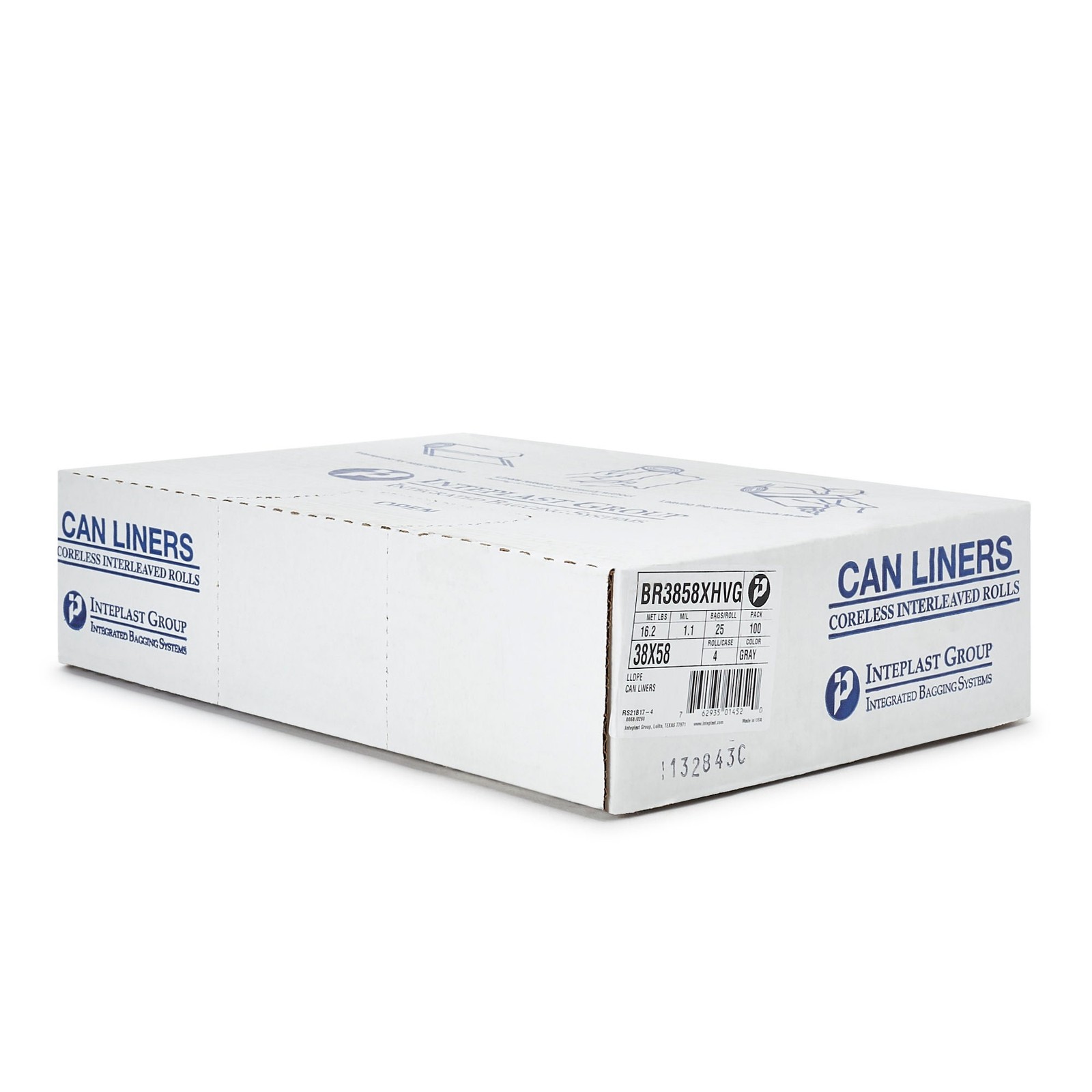 McKesson Trash Bag Extra Heavy Plus Duty 38 x 58″ 45 gal. 1.1 mil Case of 100