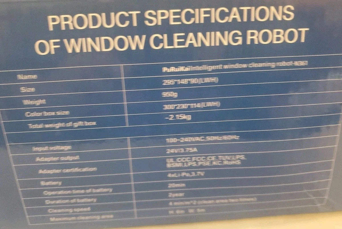 Automatic Window Cleaning Robot | Smart Glass Cleaner PURUIKAI