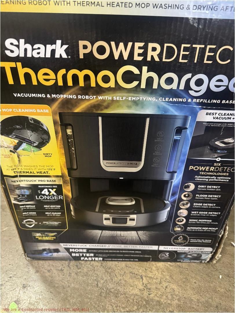 Shark PowerDetect 2-in-1 ThermaCharged Robot Vacuum Mop RV2910XE 10″ SEE DETAILS