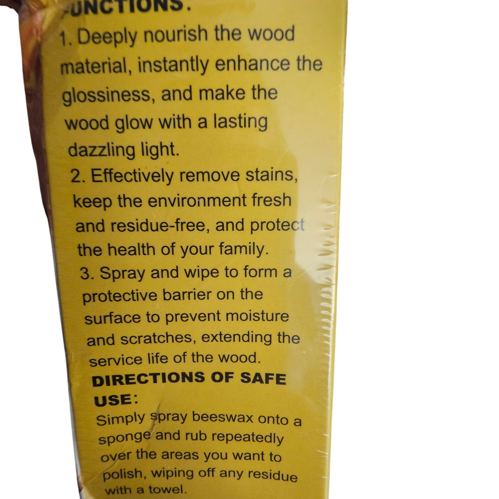 Jakehoe Beeswax Essential Oil Wax Wood Polish Furniture Care 120ml 2 Pack Kit