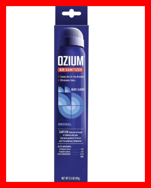 Ozium 3.5 Oz. Air Sanitizer & Odor Eliminator Homes, Cars, Country Fresh