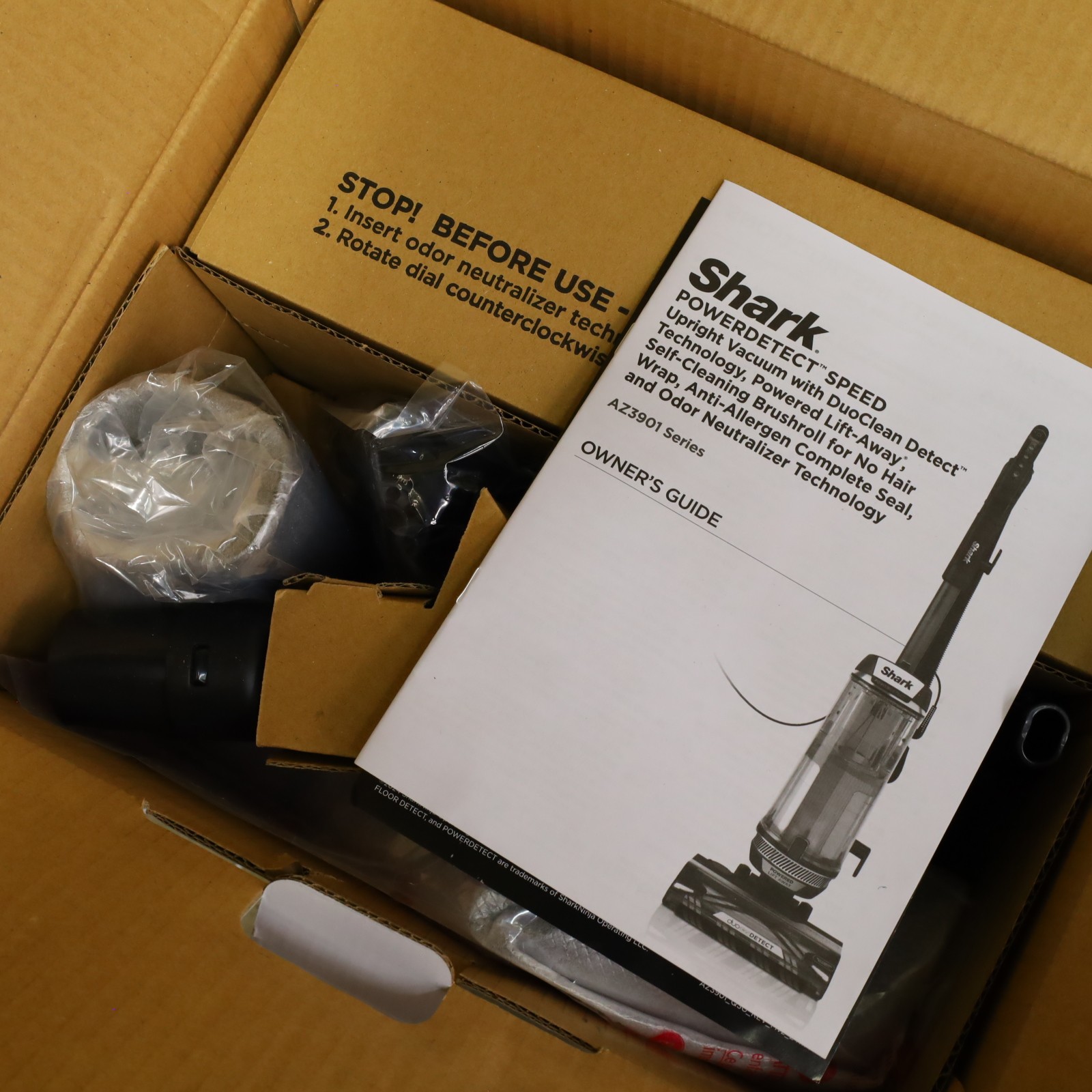 Shark PowerDetect AZ3901 Corded Multi-Surface Upright Vacuum – Purple