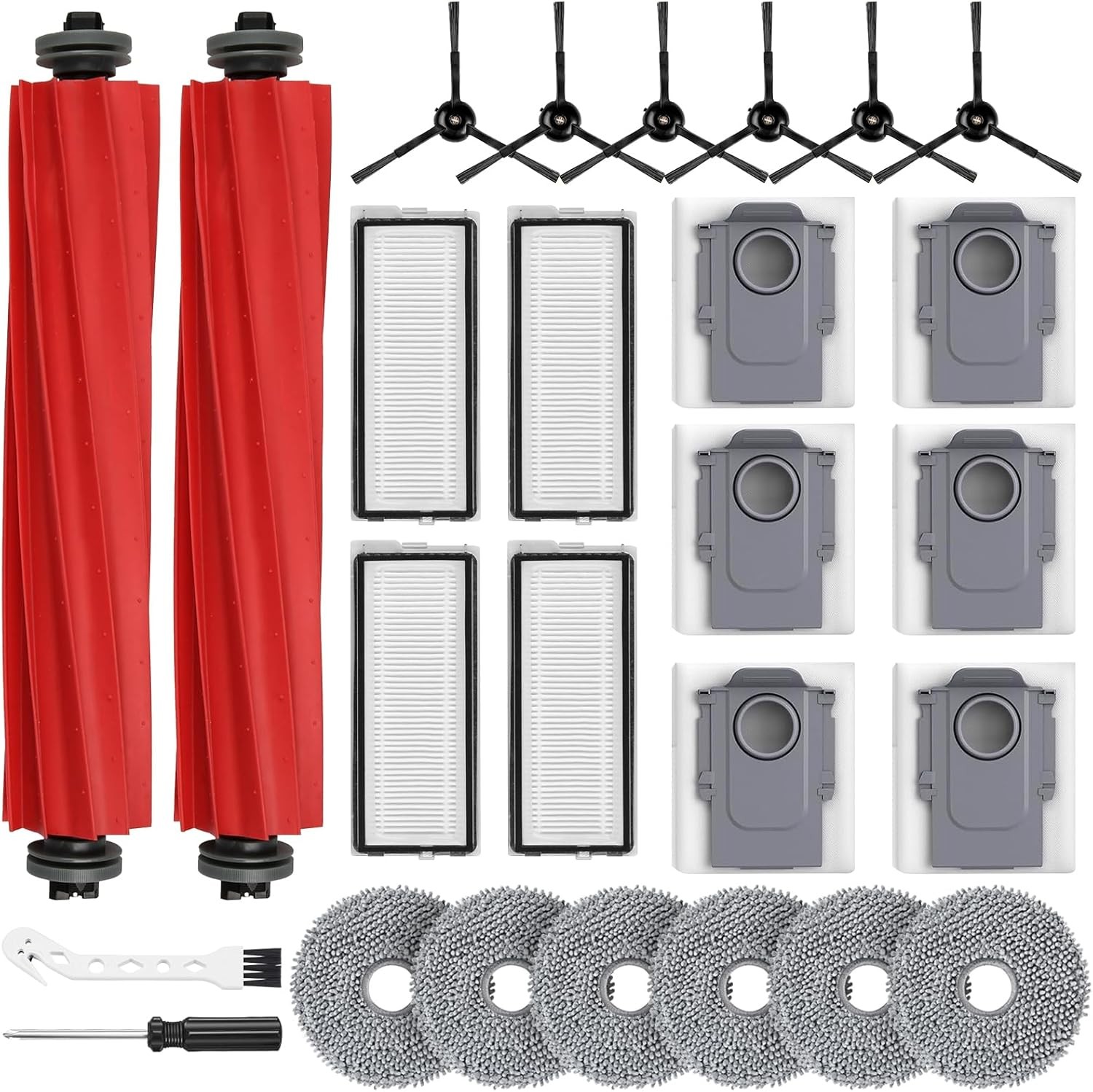 26PCS Accessories Kit for Roborock Q revo S/Qrevo Plus/Qrevo Pro/Qrevo MaxV