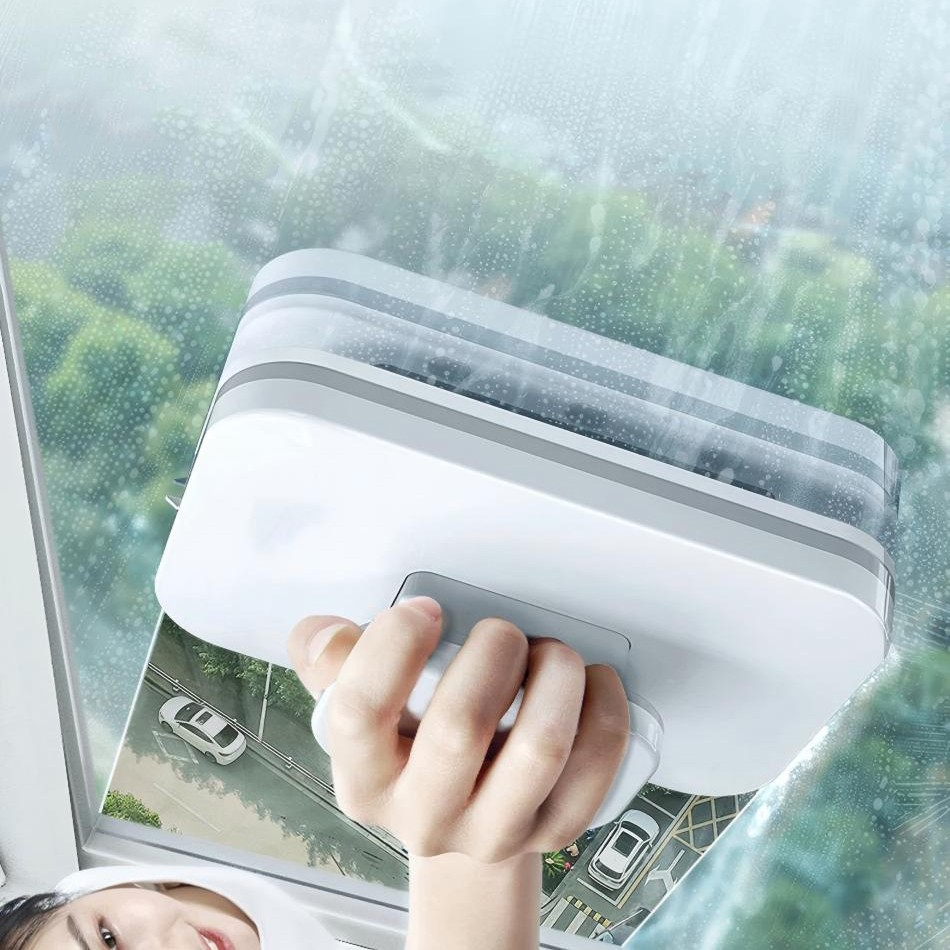 Magnetic Window Cleaner Double-sided Window Cleaning Brush Glass Wiper Cleaner