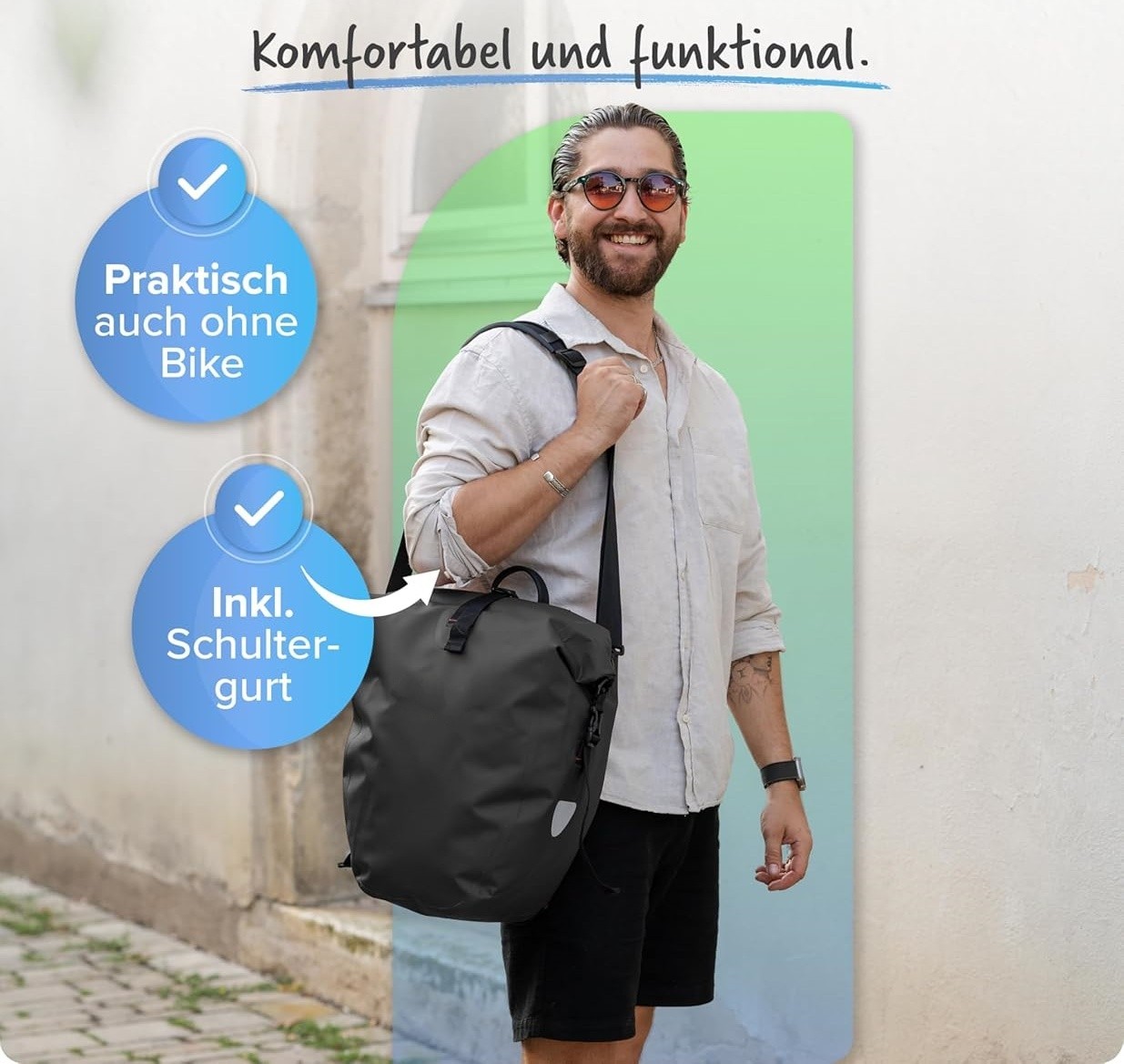 Alforjas traseras para bicicletas, bolsas para comestibles, ciclismo de turismo