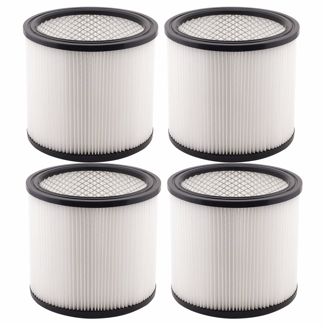 4 Pack Filter Cartridges 90304 90350 90333 Type U for Shop Vac Wet/Dry Vacs