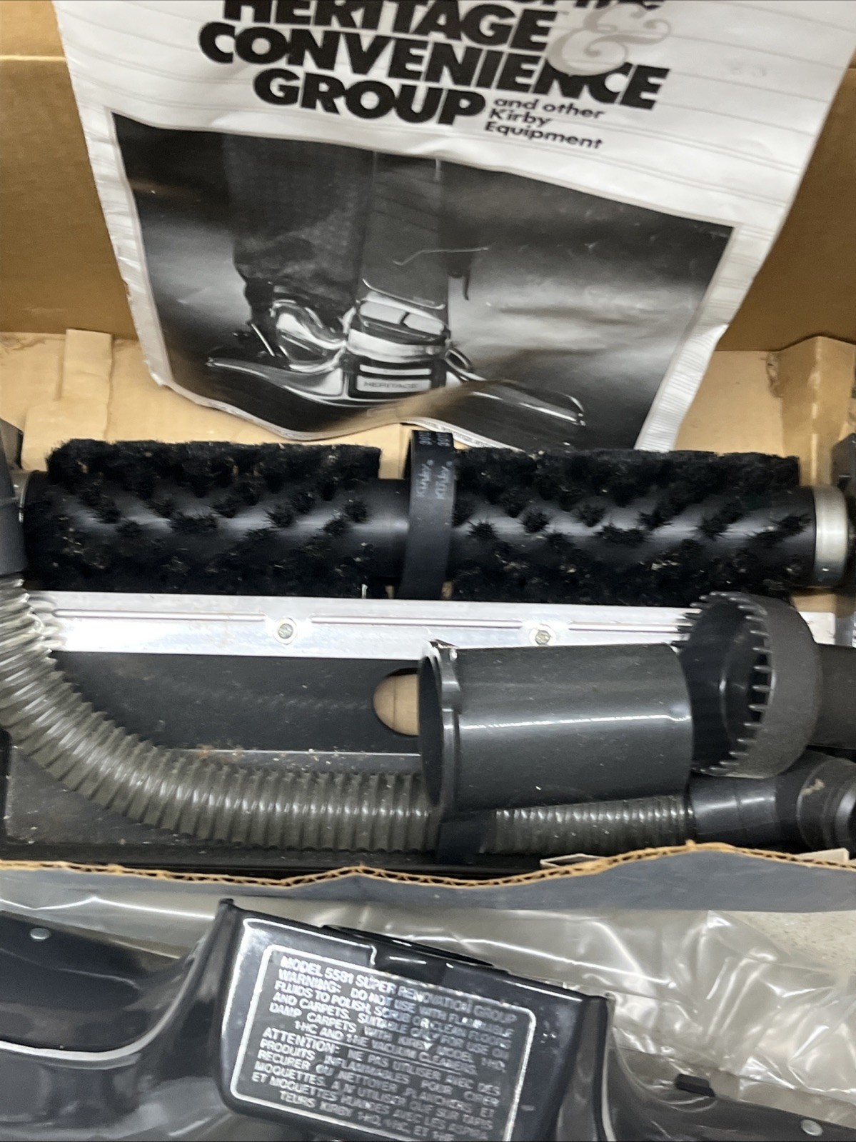 Kirby Vacuum Heritage 1-HD with Attachments For Parts Are Rebuild Please Read