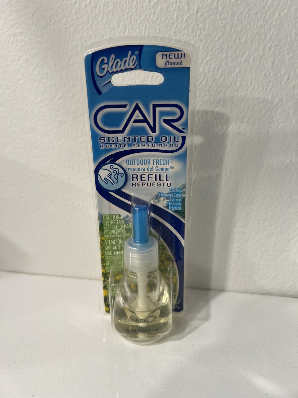 Glade Car Auto Scented Oil Refill Air Freshener Outdoor Fresh 0.23oz NOS