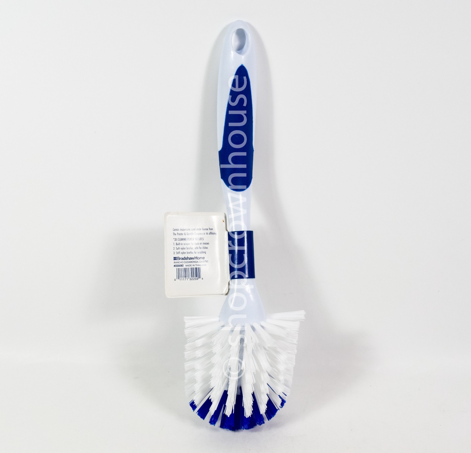DAWN Kitchen Brush with Soft Nylon Bristles and Scraper Blue/White #235082
