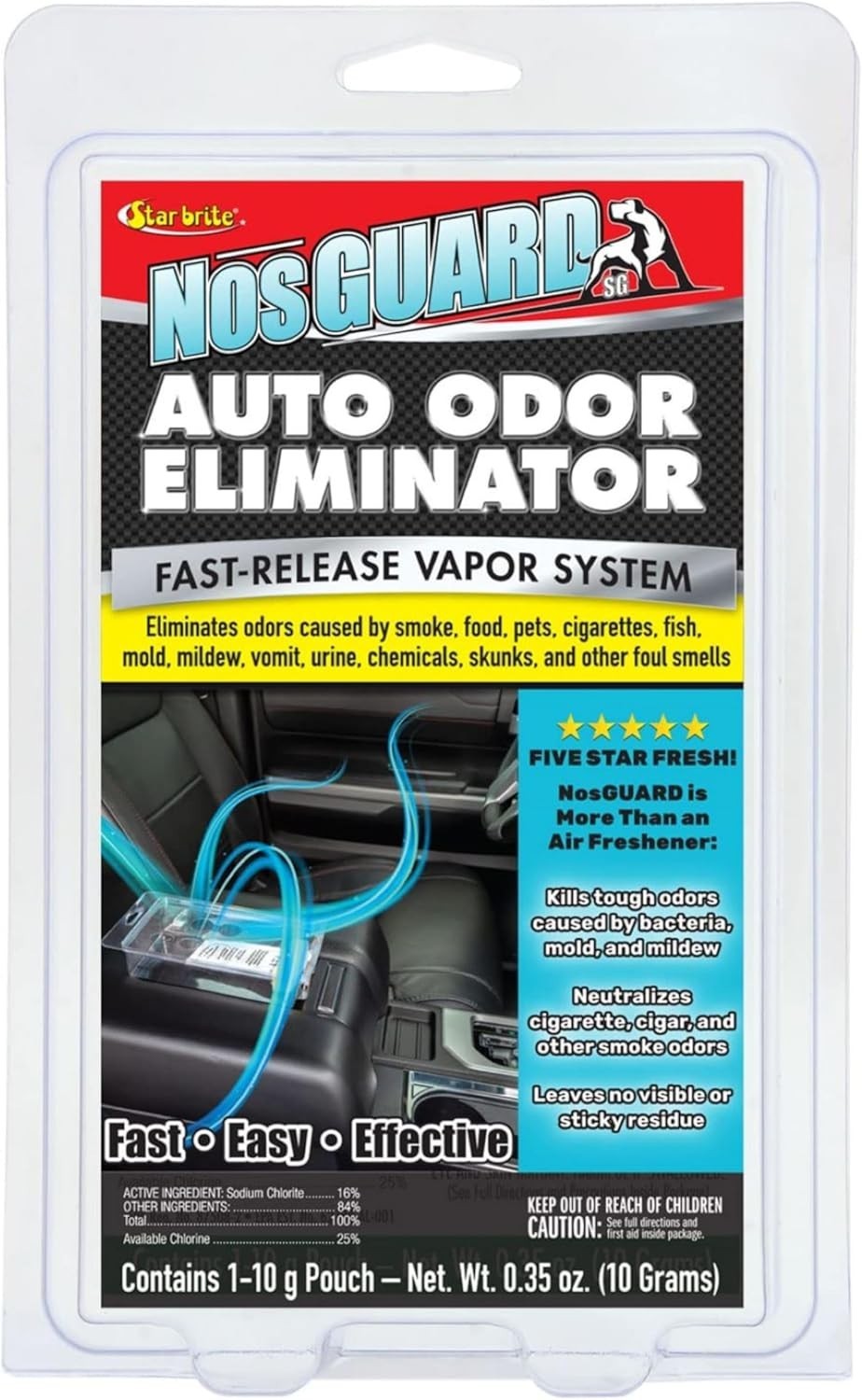 Auto Odor Eliminator, Fast Release Vapor System Eliminates Car Odors in 4-6 H…