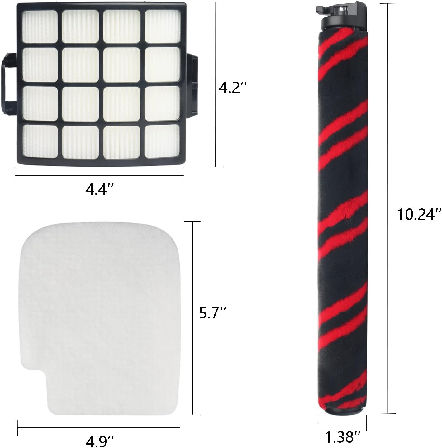 Replacement Filters for Shark Stratos AZ3002 AZ3000 AZ3000W DuoClean PowerFins