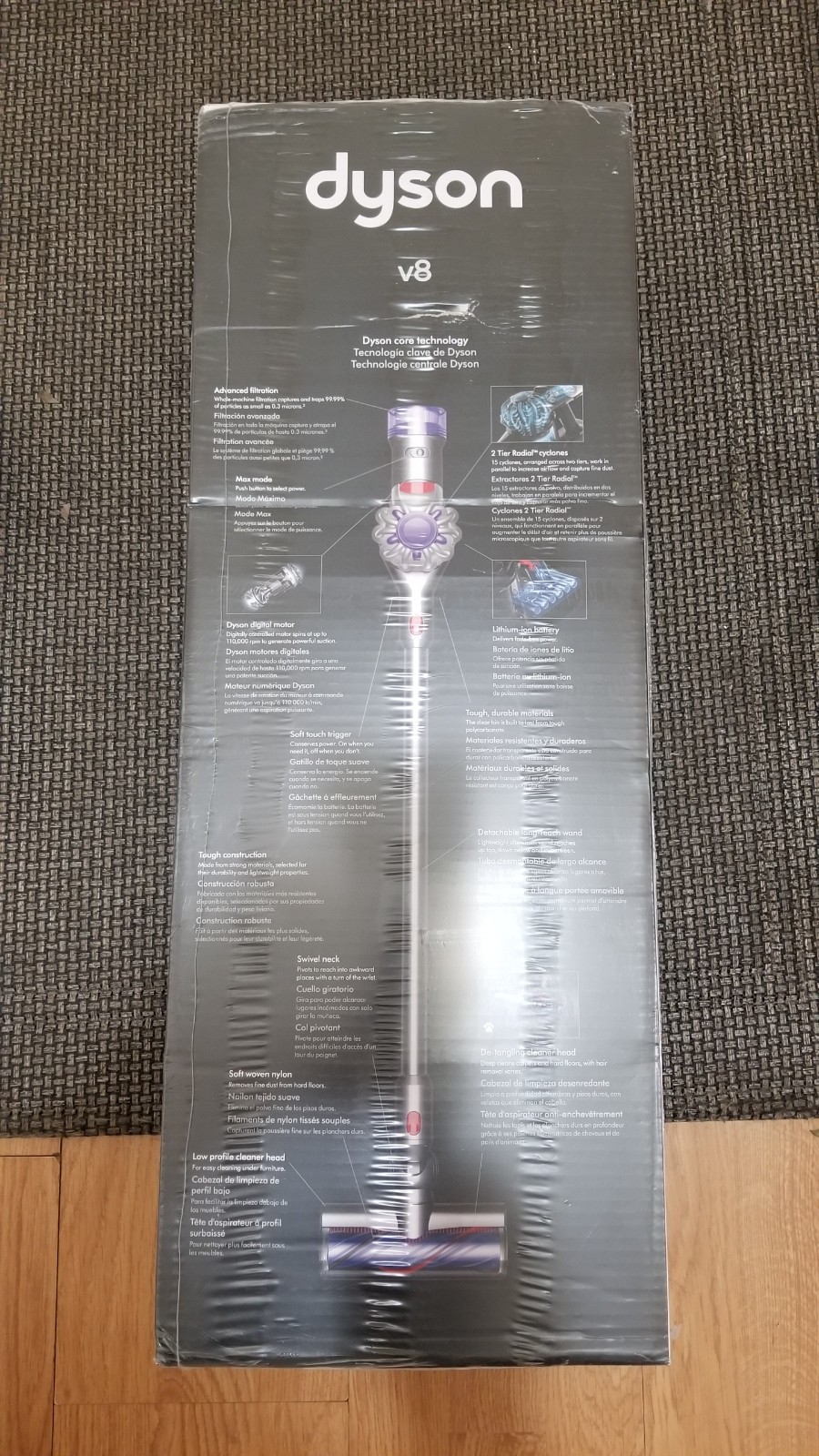 Authentic Dyson V8 Cordless Stick Vacuum Cleaner (SV25) 626423-01 – New sealed