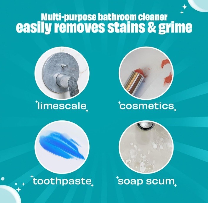 Easy Clean Multi-purpose Foam Bathroom Cleaner, 32 fl. Oz