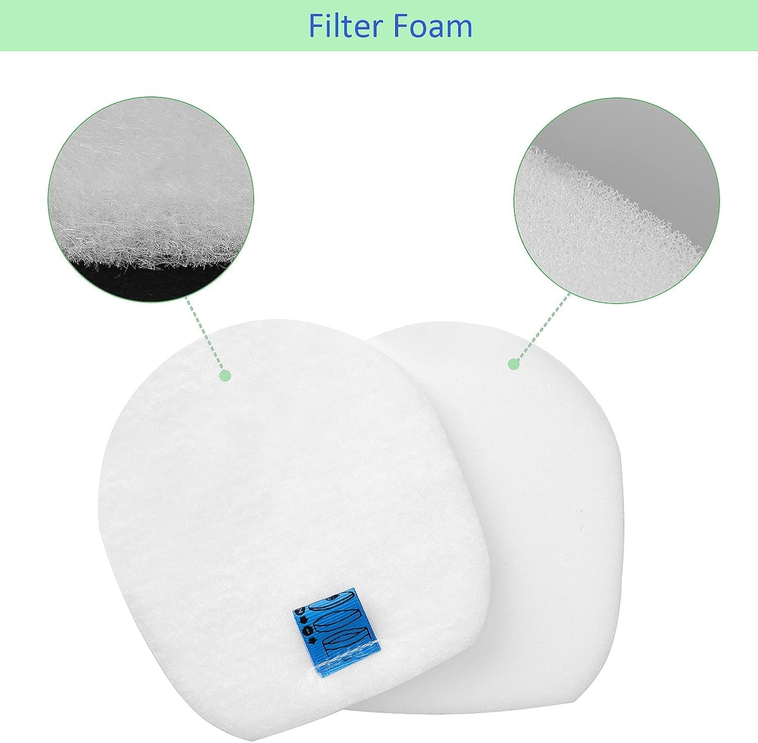 Replacement Vacuum Filter for Shark Pet Pro Cordless Stick Vacuum Cleaner, 2 HEP