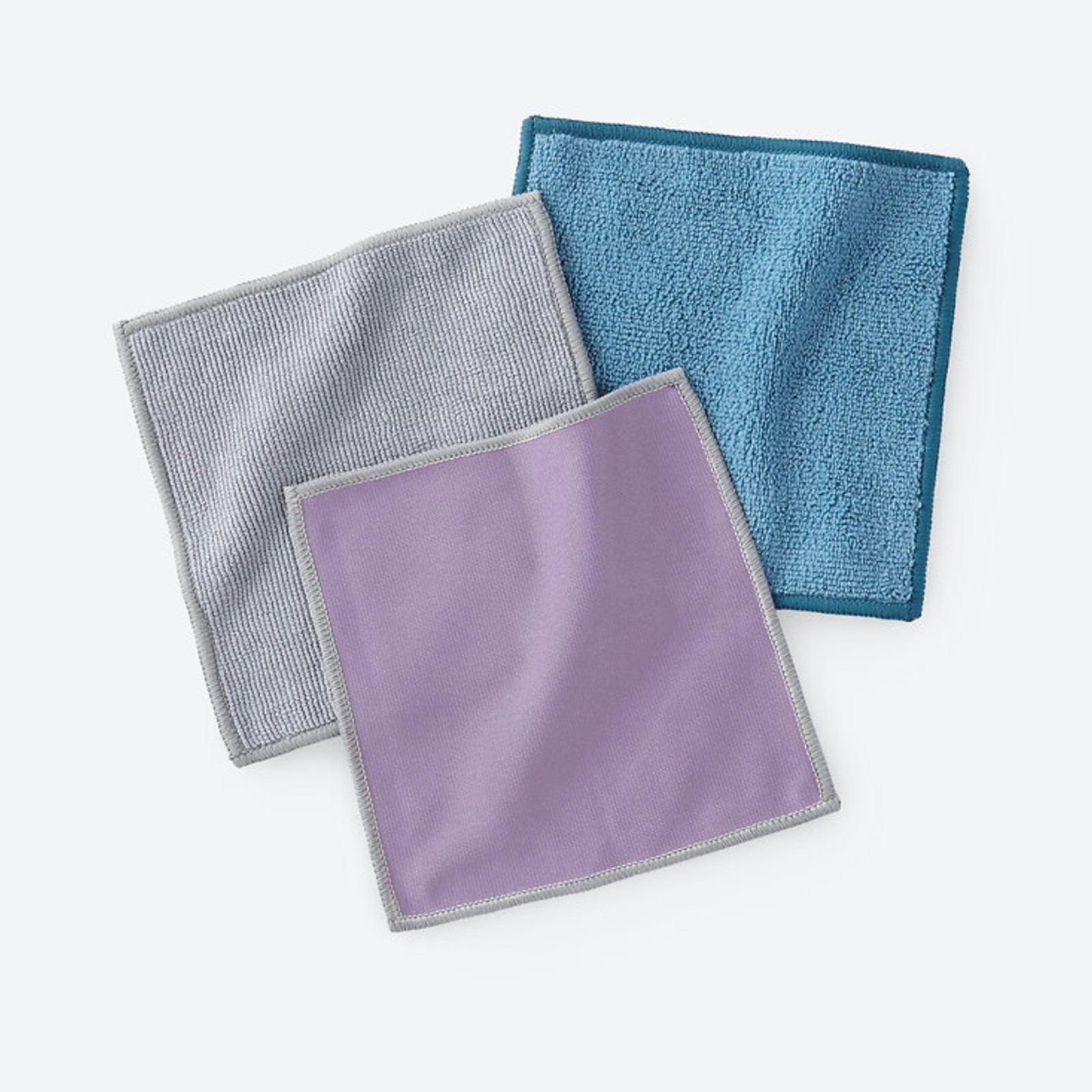 Norwex Cloth Set 2 Pack – Purple Window Cloth & Gray EnviroCloth New