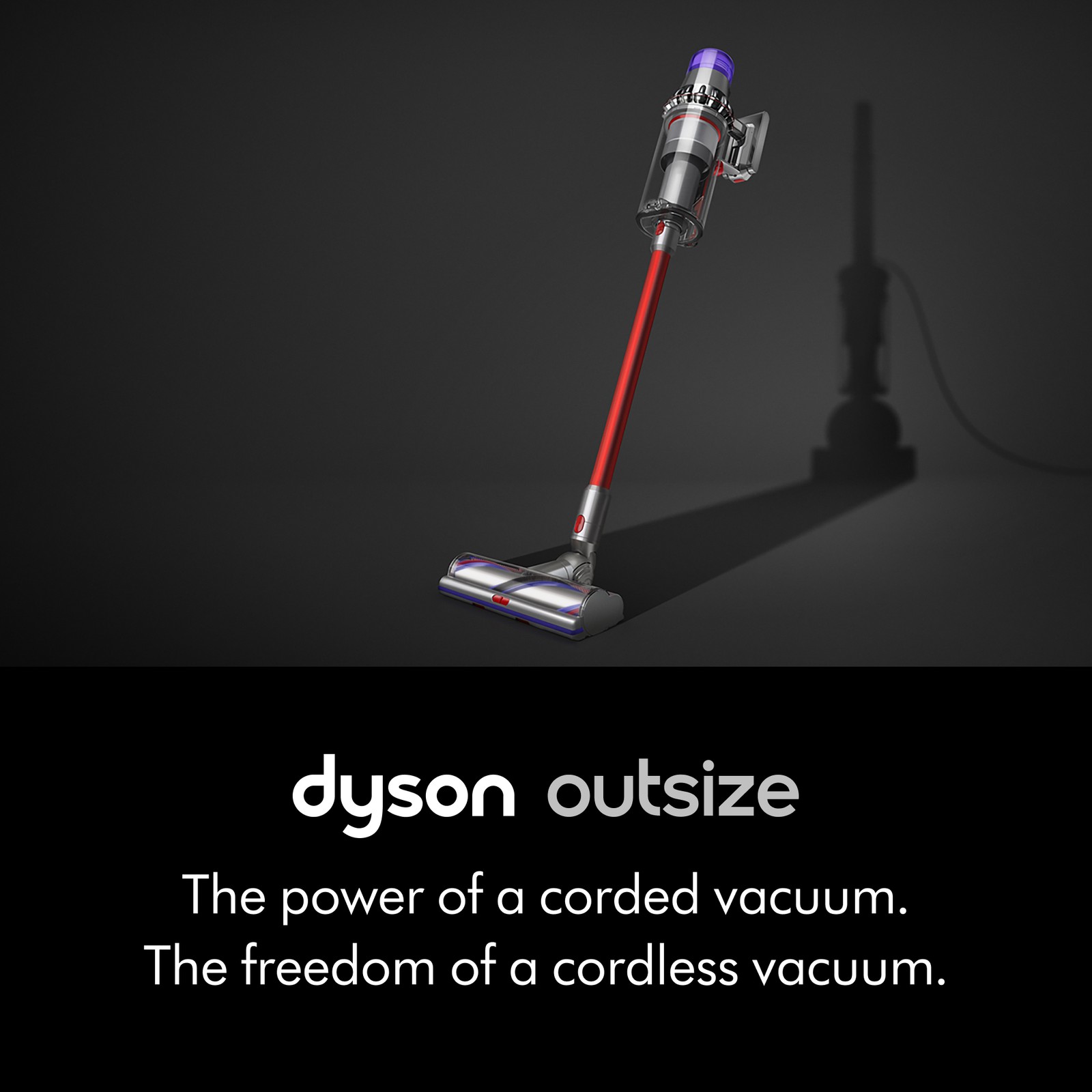 SV29 Outsize Cordless Vacuum Cleaner | Nickel/Red | Refurbished