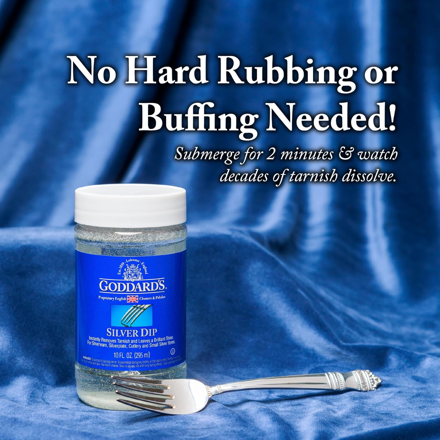 Silver Cleaner Dip, Instant Tarnish Remover, Silver Polish, 10 Oz | Instantly Re
