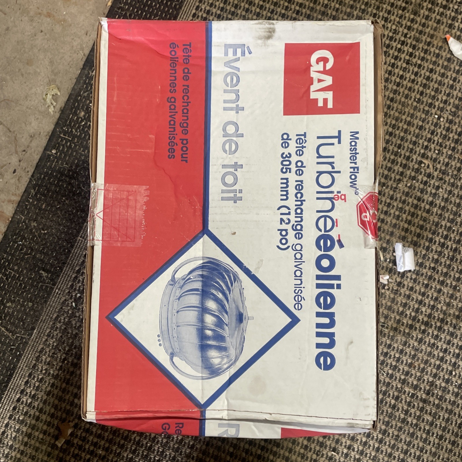 Master Flow GT12E 12″ Galvanized Externally Braced Replacement Turbine Head OB