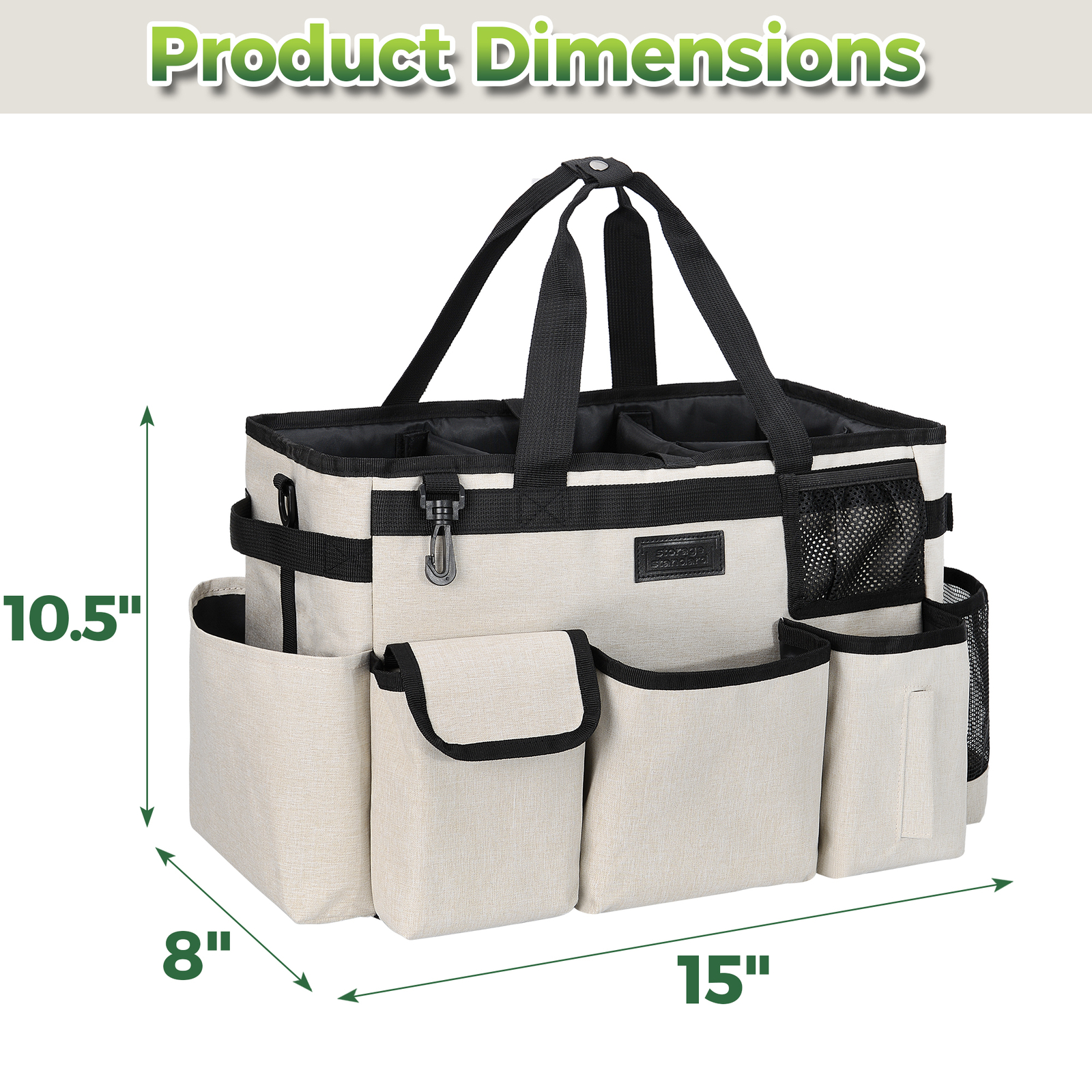Cleaning Caddy Organizer with Handle for House & Bathroom Cleaning Supplies