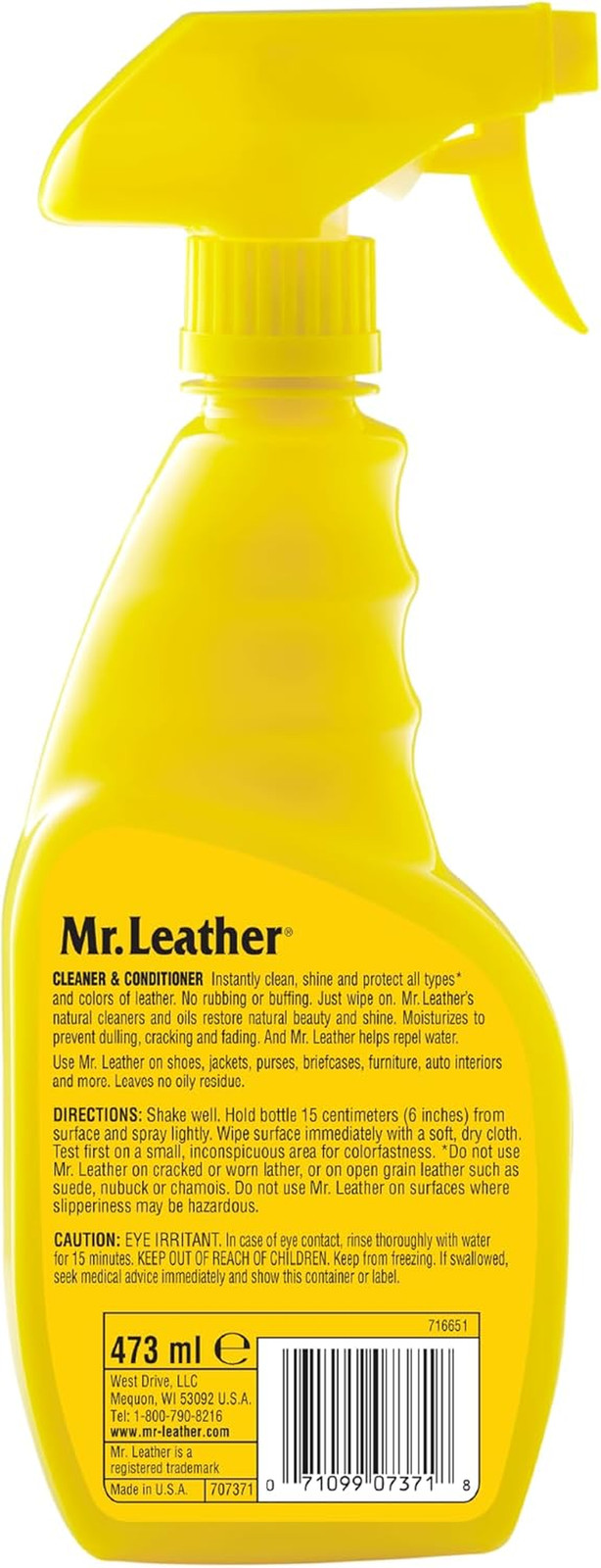 Cleaner and Conditioner – Safe for All Leather & Vinyl – Hydrate and Shine