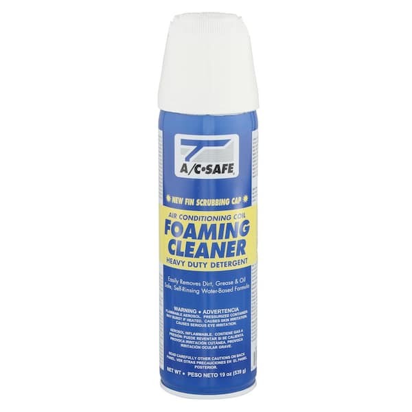 Foaming Air Conditioner Coil Cleaner No Rinse Formula AC Evaporator Cleaner 19oz