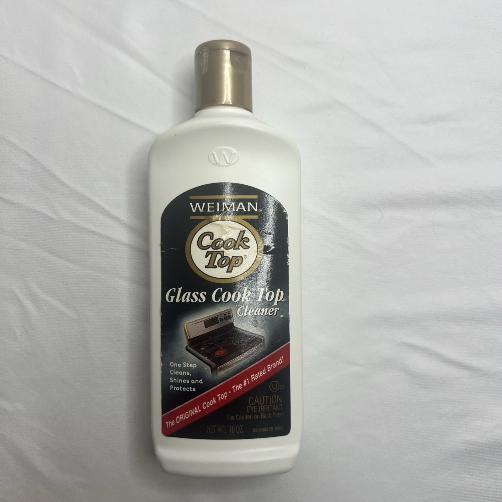 WEIMAN Heavy Duty 3-in-1 COOK TOP CREAM 10oz bottle Clean+Shine+Protect