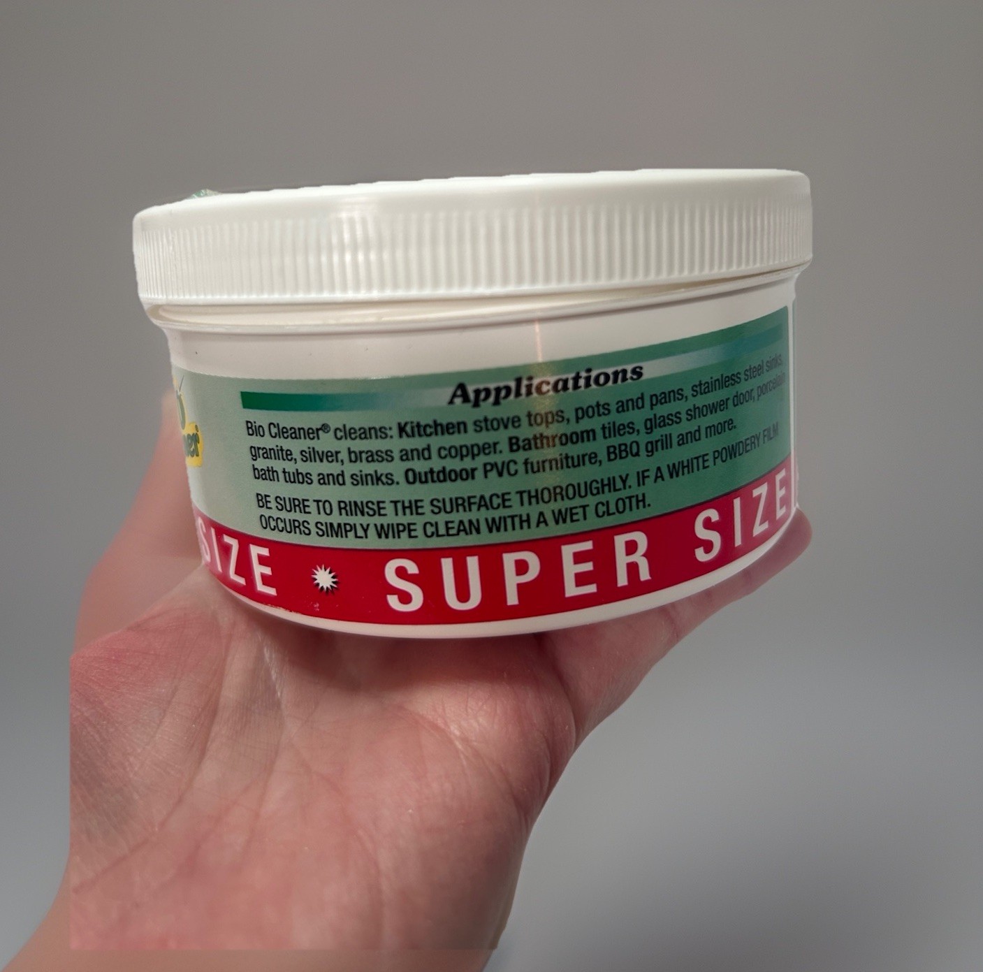 2 Bio Cleaner Super Size 17.5oz All Natural Multi Purpose Cleaner Super Size